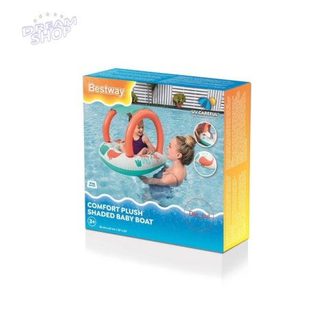 Bestway Dmuchany Ponton comfort plush łódka odpinany dach z dnem 34203