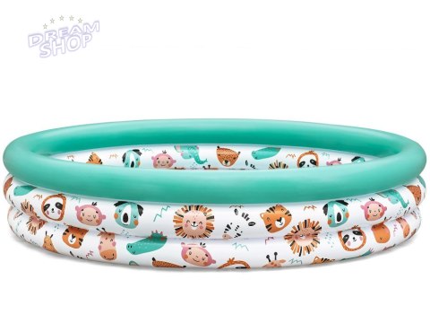 Bestway Dmuchany basen brodzik dla dzieci ZWIERZĄTKA Z SAFARI 122cm 51226