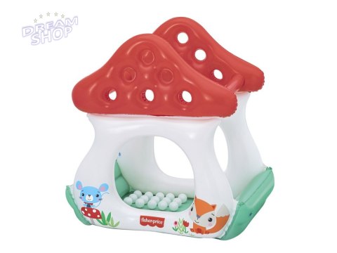 Bestway Dmuchany basenik z kulkami GRZYBEK MUCHOMOREK Fisher Price 93570
