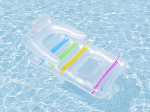 Bestway Dmuchany fotel Leżak Materac do wody z oparciem 165cm 90 kg 43011