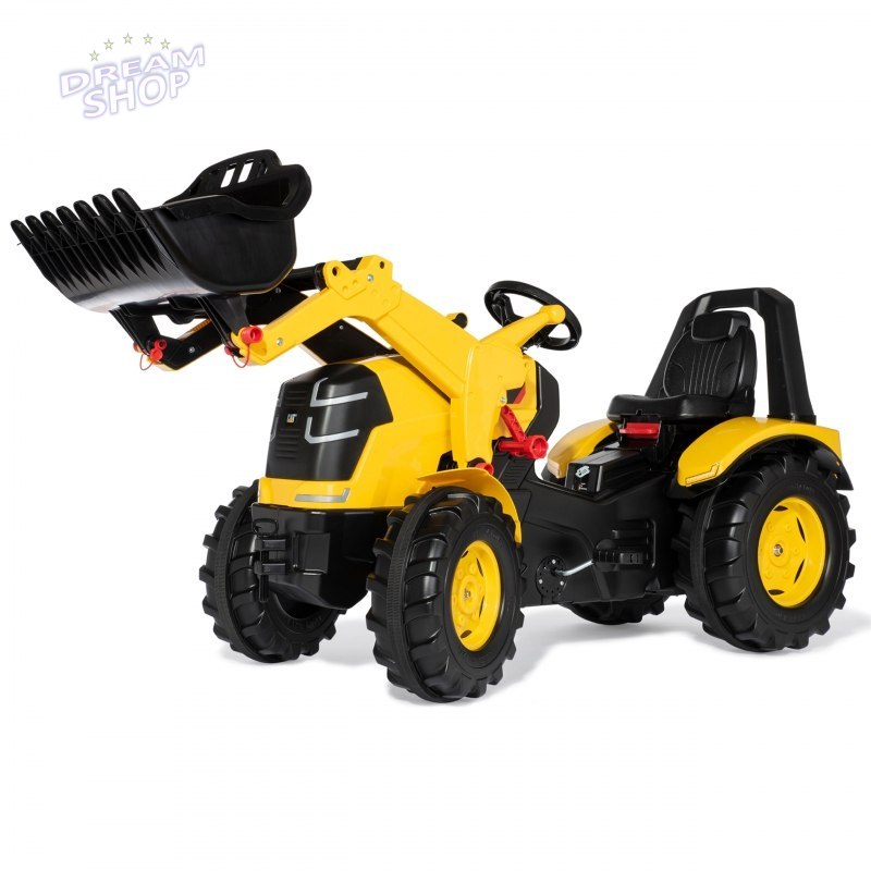 CAT Traktor na Pedały X-Trac Premium Łyżka Ciche Koła Rolly Toys CAT Traktor na Pedały X-Trac Premium Łyżka Ciche Koła Rolly Toys