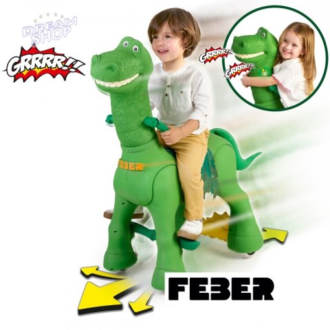 FEBER Dinosaur Na Akumulator 12V Interaktywny Jeździk FEBER Dinosaur Na Akumulator 12V Interaktywny Jeździk