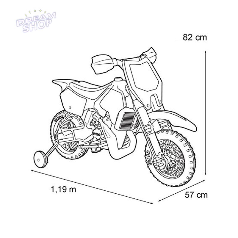 Feber Motor Na Akumulator 6V Rider Cross Feber Motor Na Akumulator 6V Rider Cross