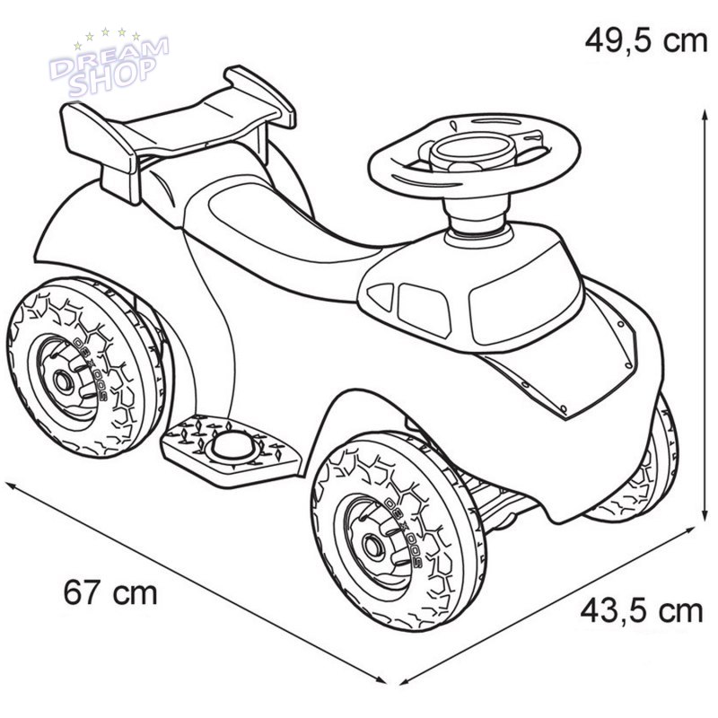 Feber Quad Na Akumulator 6V Cars ZygZak McQueen Feber Quad Na Akumulator 6V Cars ZygZak McQueen