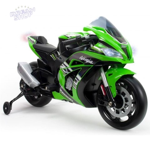 INJUSA Kawasaki Ninja Motor Na Akumulator 12V MP3 Światło INJUSA Kawasaki Ninja Motor Na Akumulator 12V MP3 Światło