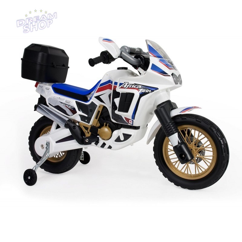 INJUSA Motor Honda Africa Na Akumulator 6V Biały INJUSA Motor Honda Africa Na Akumulator 6V Biały