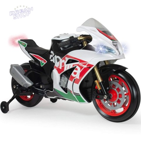 INJUSA Motorek Elektryczny Aprilia Akumulator 12V INJUSA Motorek Elektryczny Aprilia Akumulator 12V