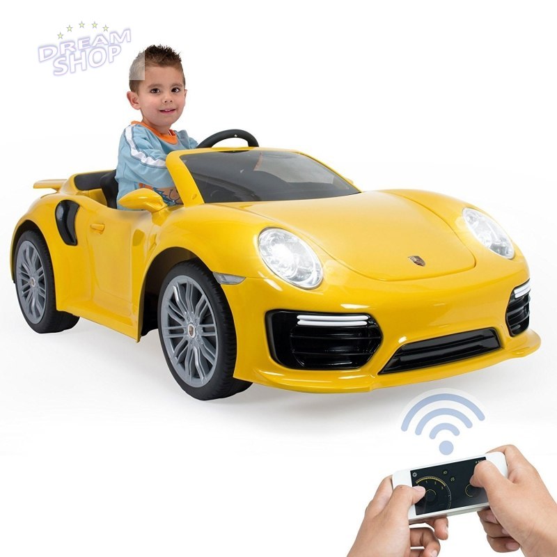 INJUSA Samochód Na Akumulator Porsche 911 Turbo S Special Edition Żółte 6V INJUSA Samochód Na Akumulator Porsche 911 Turbo S Special Edition Żółte 6V