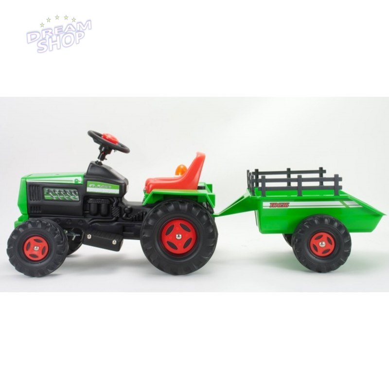 INJUSA Traktor Na Akumulator Basic 6V + Przyczepka INJUSA Traktor Na Akumulator Basic 6V + Przyczepka