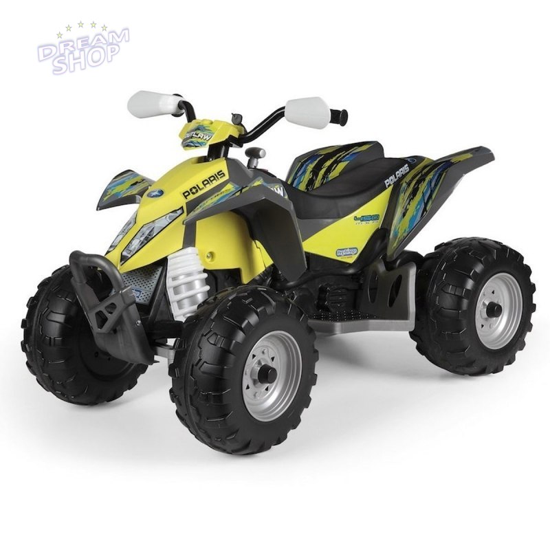 Peg Perego Quad Na Akumulator 12V Polaris Outlaw Citrus Peg Perego Quad Na Akumulator 12V Polaris Outlaw Citrus