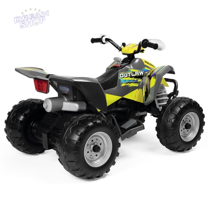 Peg Perego Quad Na Akumulator 12V Polaris Outlaw Citrus Peg Perego Quad Na Akumulator 12V Polaris Outlaw Citrus