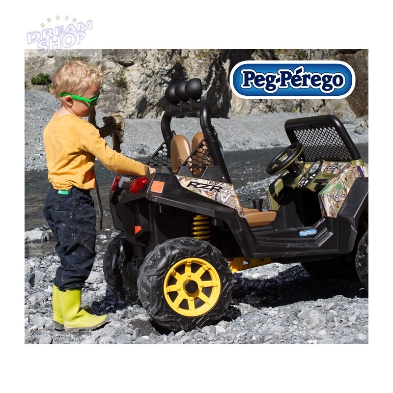 Polaris RZR 900 Camuflage Peg Perego 12V Quad dla dzieci Polaris RZR 900 Camuflage Peg Perego 12V Quad dla dzieci