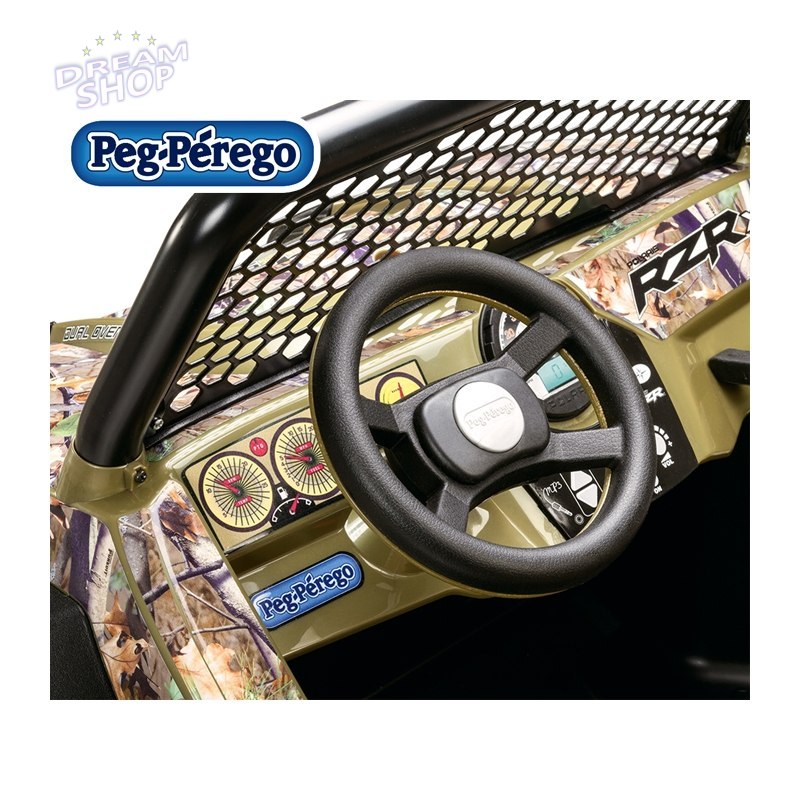 Polaris RZR 900 Camuflage Peg Perego 12V Quad dla dzieci Polaris RZR 900 Camuflage Peg Perego 12V Quad dla dzieci