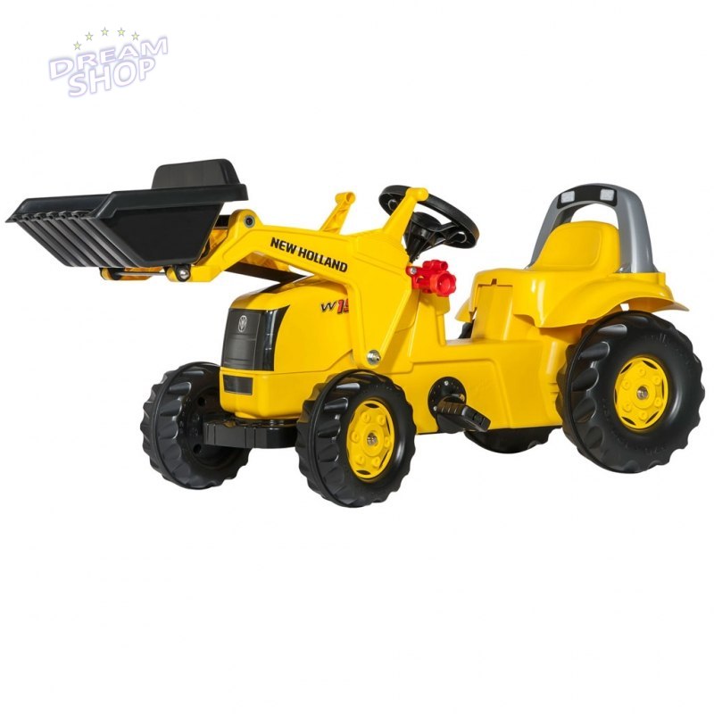 ROLLY TOYS Traktor Na Pedały Kid 2-5 Lat New Holland Łyżka ROLLY TOYS Traktor Na Pedały Kid 2-5 Lat New Holland Łyżka