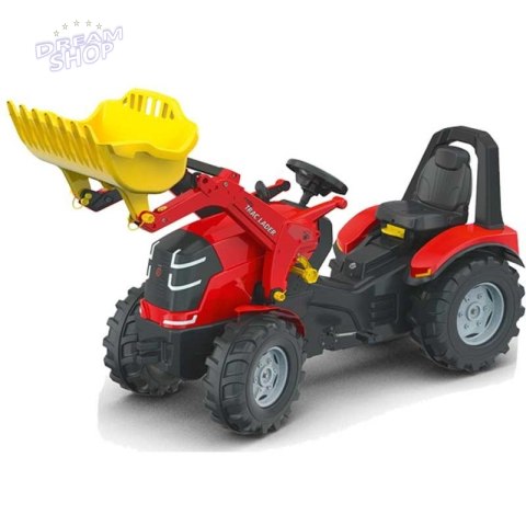 Rolly Toys Traktor na Pedały X-Track z Łyżką Ciche Koła PREMIUM 3-10 Lat Rolly Toys Traktor na Pedały X-Track z Łyżką Ciche Koła PREMIUM 3-10 Lat