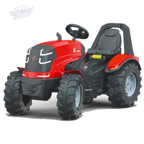 Rolly Toys Traktor na Pedały X-Track z Łyżką Ciche Koła PREMIUM 3-10 Lat Rolly Toys Traktor na Pedały X-Track z Łyżką Ciche Koła PREMIUM 3-10 Lat