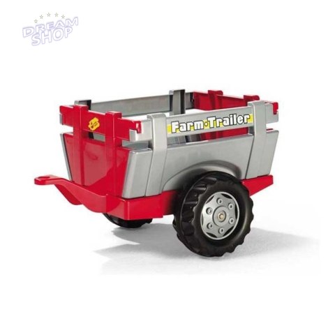 Rolly Toys Traktor na pedały z przyczepą i łyżką 3-8 Lat do 50kg Rolly Toys Traktor na pedały z przyczepą i łyżką 3-8 Lat do 50kg