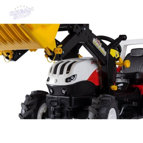 Rolly Toys Traktor rollyFarmtrac Steyr 6300 Terrus CVT z Łyżką na Pedały Rolly Toys Traktor rollyFarmtrac Steyr 6300 Terrus CVT z Łyżką na Pedały