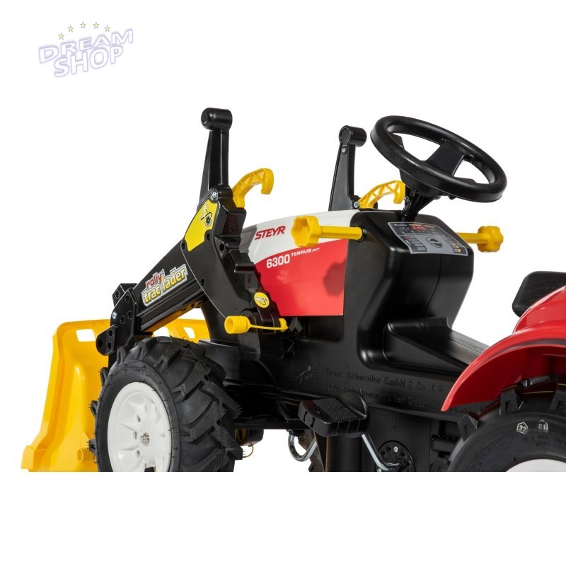Rolly Toys Traktor rollyFarmtrac Steyr 6300 Terrus CVT z Łyżką na Pedały Rolly Toys Traktor rollyFarmtrac Steyr 6300 Terrus CVT z Łyżką na Pedały
