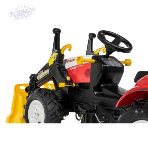 Rolly Toys Traktor rollyFarmtrac Steyr 6300 Terrus CVT z Łyżką na Pedały Rolly Toys Traktor rollyFarmtrac Steyr 6300 Terrus CVT z Łyżką na Pedały