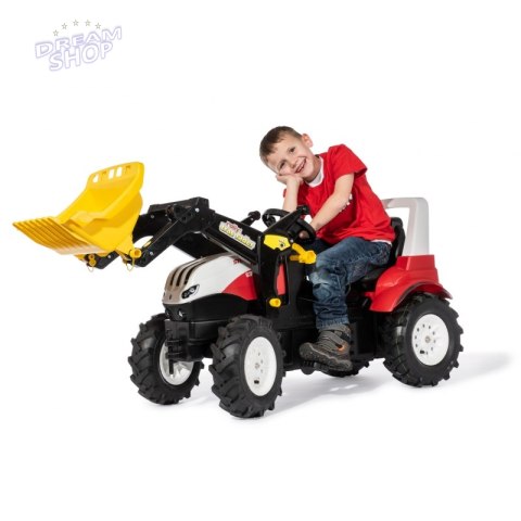 Rolly Toys Traktor rollyFarmtrac Steyr 6300 Terrus CVT z Łyżką na Pedały Rolly Toys Traktor rollyFarmtrac Steyr 6300 Terrus CVT z Łyżką na Pedały