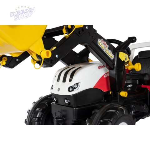 Rolly Toys Traktor rollyFarmtrac Steyr 6300 Terrus CVT z Łyżką na Pedały Rolly Toys Traktor rollyFarmtrac Steyr 6300 Terrus CVT z Łyżką na Pedały