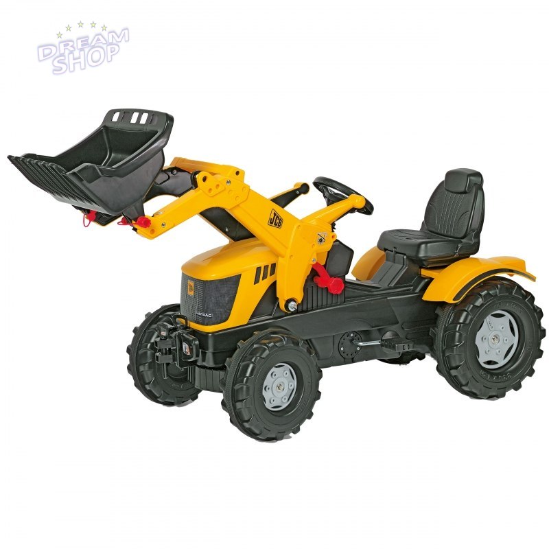 Rolly Toys rollyFarmTrac Traktor na pedały JCB z Łyżką Ciche Koła Rolly Toys rollyFarmTrac Traktor na pedały JCB z Łyżką Ciche Koła