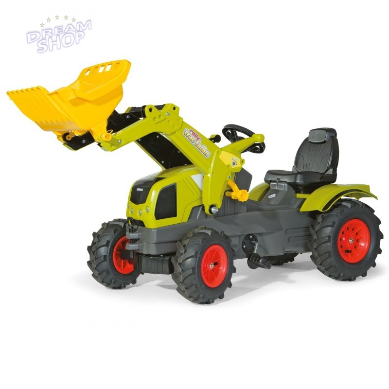 Rolly Toys rollyFarmtrac CLAAS traktor na pedały z łyżką i pompowanymi kołami Rolly Toys rollyFarmtrac CLAAS traktor na pedały z łyżką i pompowanymi kołami