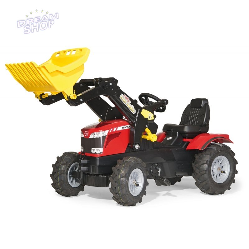 Rolly Toys rollyFarmtrac MASSEY FERGUSON Traktor na pedały z łyżką Pompowane koła Rolly Toys rollyFarmtrac MASSEY FERGUSON Traktor na pedały z łyżką Pompowane koła