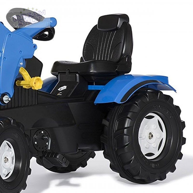 Rolly Toys rollyFarmtrac New Holland traktor na pedały z łyżką i cichymi kołami Rolly Toys rollyFarmtrac New Holland traktor na pedały z łyżką i cichymi kołami