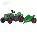 RollyToys rollyKid Duży Traktor na Pedały FENDT Przyczepa