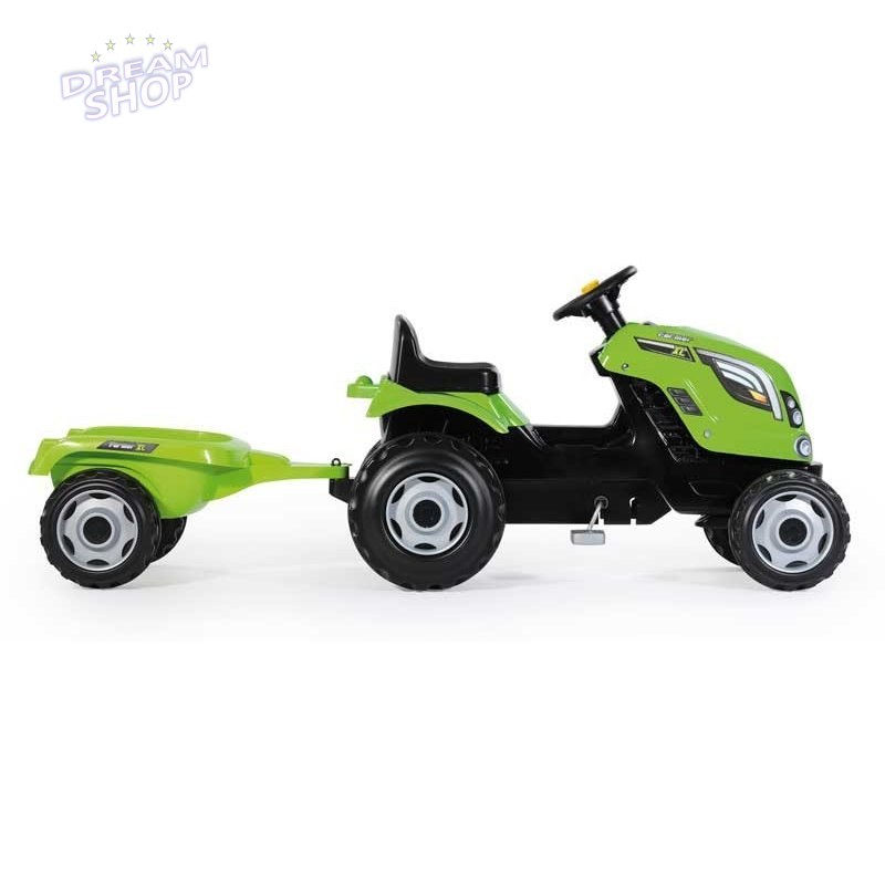 SMOBY Traktor na pedały Farmer XL z przyczepą - Zielony SMOBY Traktor na pedały Farmer XL z przyczepą - Zielony