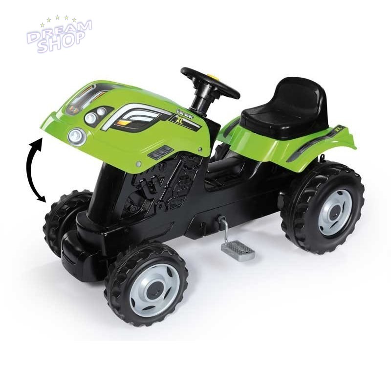 SMOBY Traktor na pedały Farmer XL z przyczepą - Zielony SMOBY Traktor na pedały Farmer XL z przyczepą - Zielony