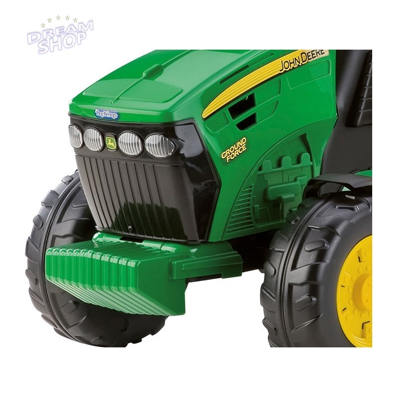 Traktor Na akumulator Peg Perego John Deere Power Pull z Przyczepą Traktor Na akumulator Peg Perego John Deere Power Pull z Przyczepą