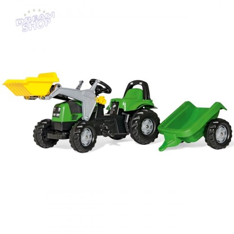 Traktor Rolly Toys Deutz-Fahr Kid z przyczepką Traktor Rolly Toys Deutz-Fahr Kid z przyczepką