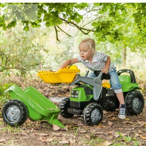 Traktor Rolly Toys Deutz-Fahr Kid z przyczepką Traktor Rolly Toys Deutz-Fahr Kid z przyczepką