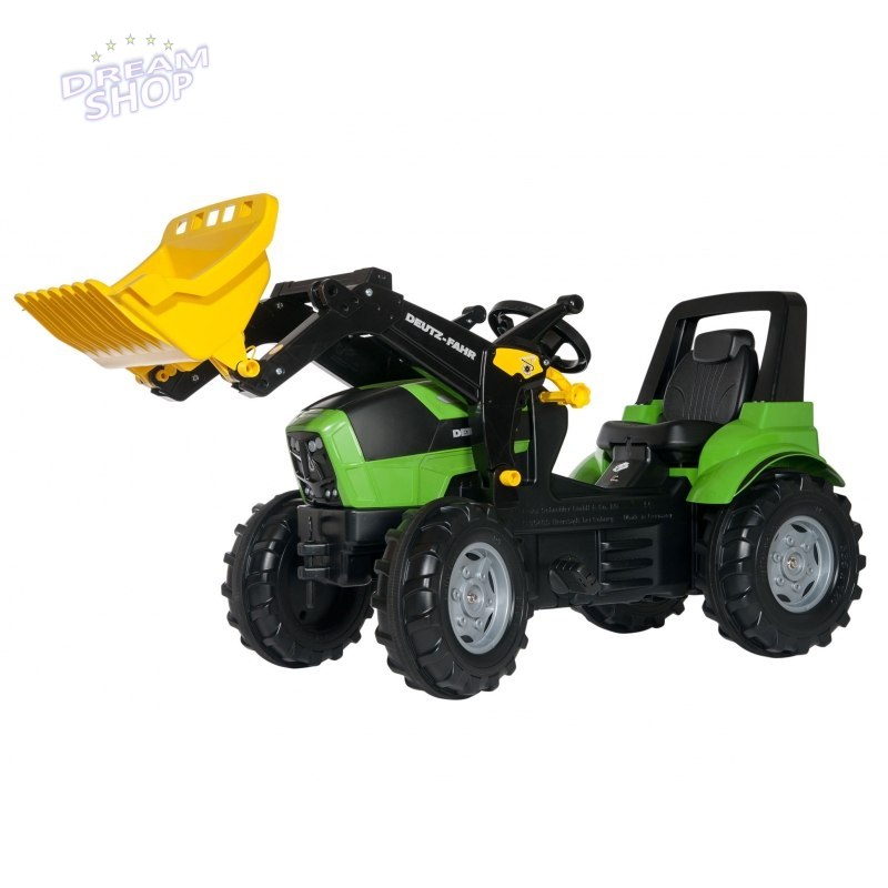 Traktor na pedały z łyżką RollyToys rollyFarmtrac Premium Deutz-Fahr Agrotron 3-8 Lat Traktor na pedały z łyżką RollyToys rollyFarmtrac Premium Deutz-Fahr Agrotron 3-8 Lat