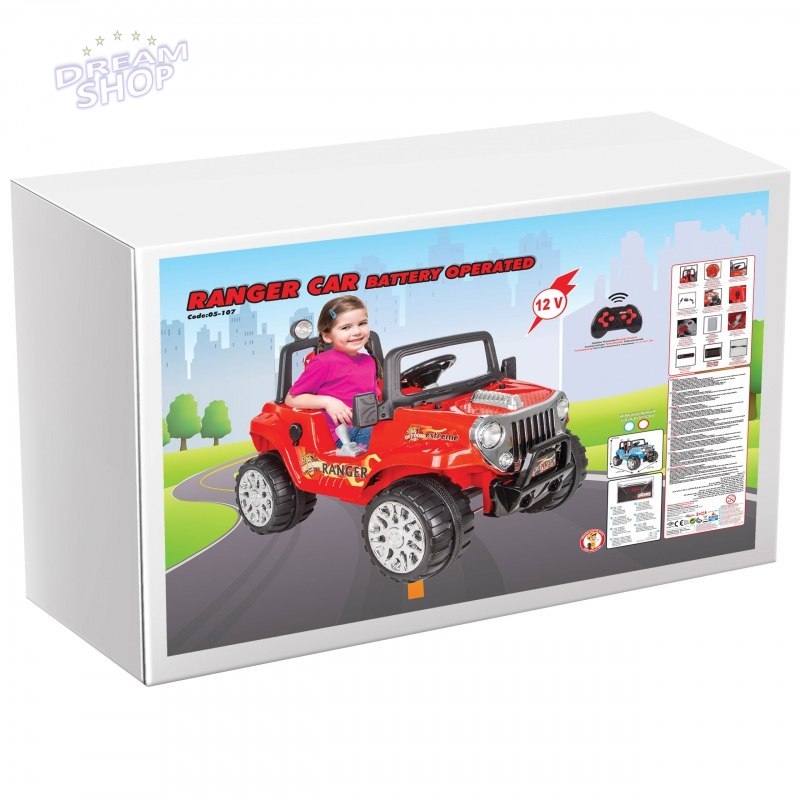WOOPIE Duży Samochód Na Akumulator 12V Ranger Car RC - Zdalnie Sterowany WOOPIE Duży Samochód Na Akumulator 12V Ranger Car RC - Zdalnie Sterowany