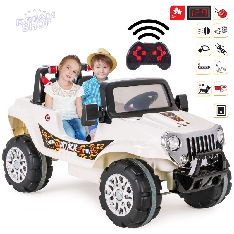 WOOPIE Dwuosobowy Samochód Na Akumulator 12V ATTACK CAR RC - Zdalnie Sterowany WOOPIE Dwuosobowy Samochód Na Akumulator 12V ATTACK CAR RC - Zdalnie Sterowany