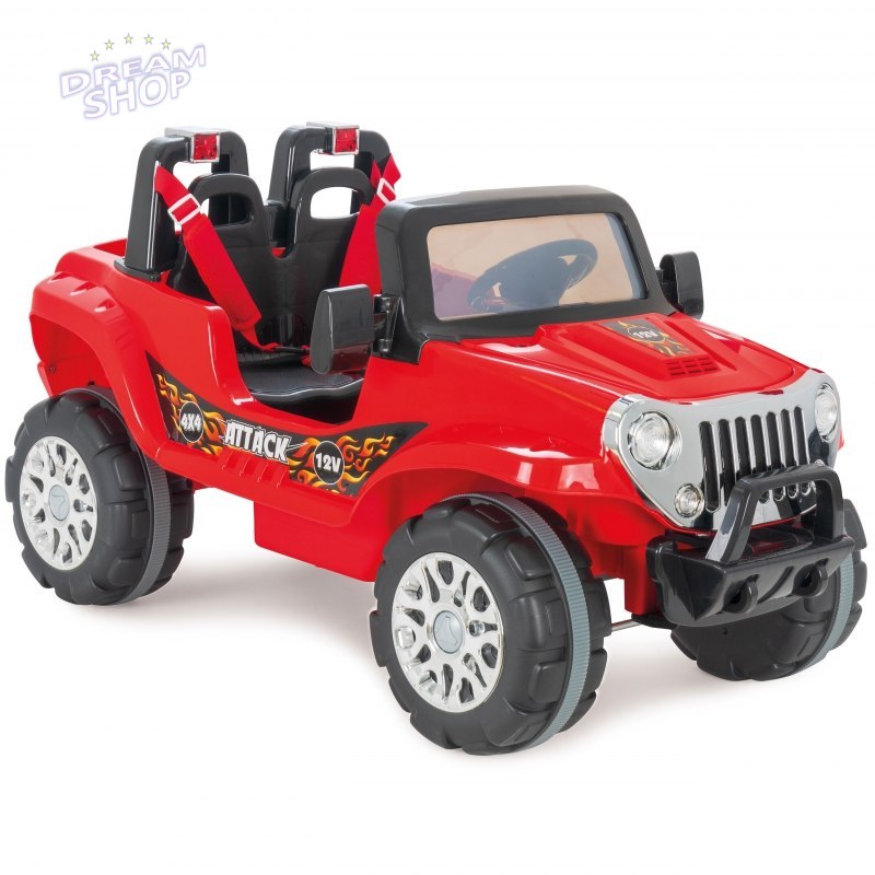WOOPIE Dwuosobowy Samochód Na Akumulator 12V ATTACK JEEP WOOPIE Dwuosobowy Samochód Na Akumulator 12V ATTACK JEEP