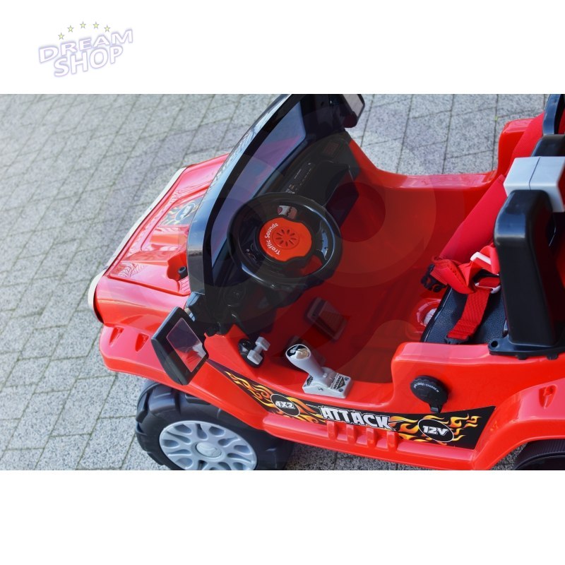 WOOPIE Dwuosobowy Samochód Na Akumulator 12V ATTACK JEEP WOOPIE Dwuosobowy Samochód Na Akumulator 12V ATTACK JEEP