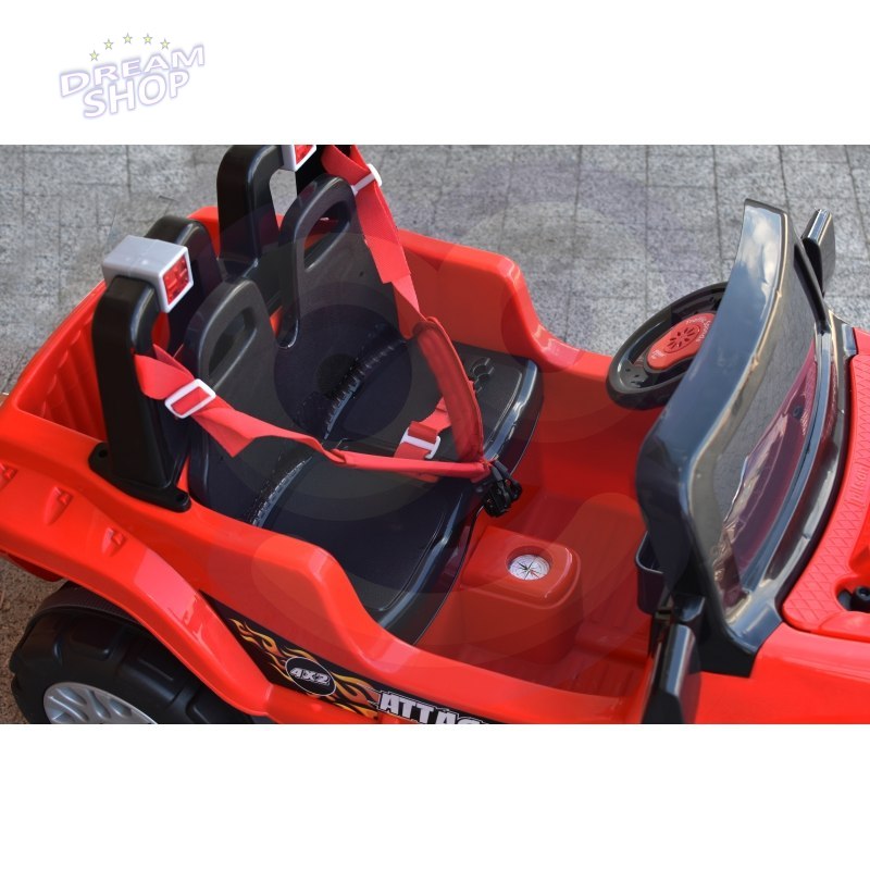 WOOPIE Dwuosobowy Samochód Na Akumulator 12V ATTACK JEEP WOOPIE Dwuosobowy Samochód Na Akumulator 12V ATTACK JEEP