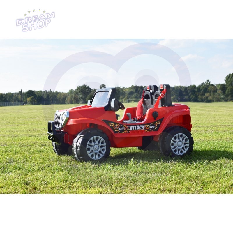 WOOPIE Dwuosobowy Samochód Na Akumulator 12V ATTACK JEEP WOOPIE Dwuosobowy Samochód Na Akumulator 12V ATTACK JEEP