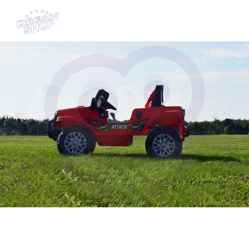 WOOPIE Dwuosobowy Samochód Na Akumulator 12V ATTACK JEEP WOOPIE Dwuosobowy Samochód Na Akumulator 12V ATTACK JEEP