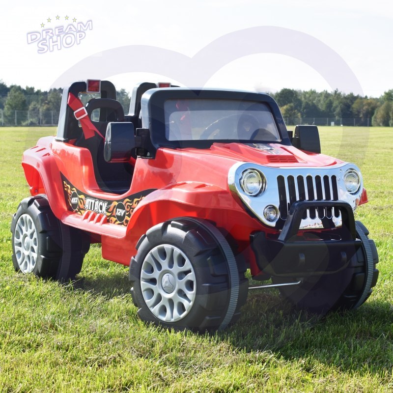 WOOPIE Dwuosobowy Samochód Na Akumulator 12V ATTACK JEEP WOOPIE Dwuosobowy Samochód Na Akumulator 12V ATTACK JEEP