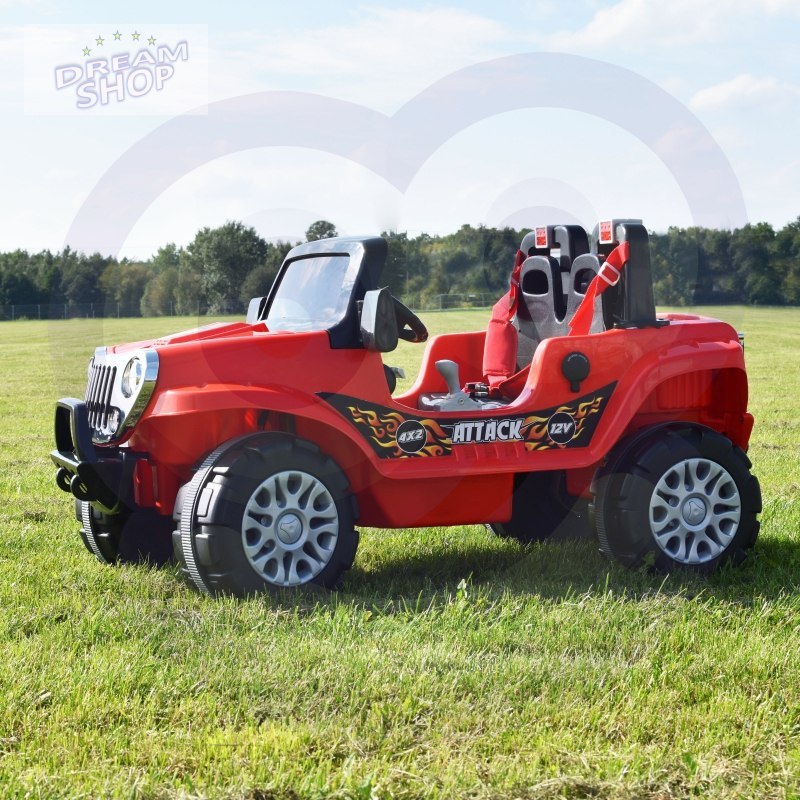 WOOPIE Dwuosobowy Samochód Na Akumulator 12V ATTACK JEEP WOOPIE Dwuosobowy Samochód Na Akumulator 12V ATTACK JEEP