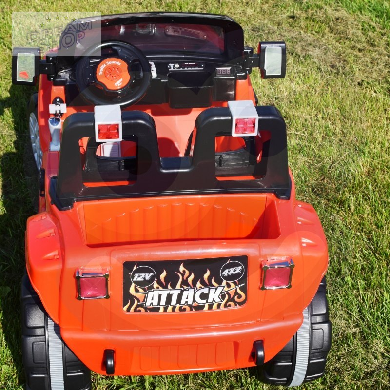 WOOPIE Dwuosobowy Samochód Na Akumulator 12V ATTACK JEEP WOOPIE Dwuosobowy Samochód Na Akumulator 12V ATTACK JEEP
