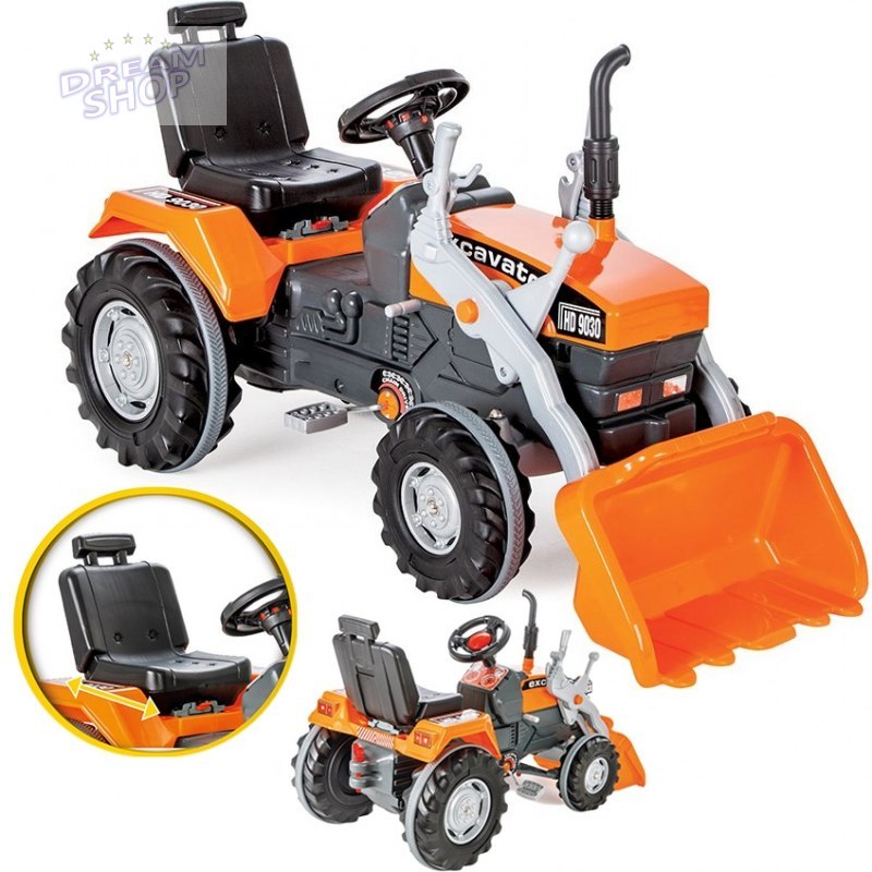 WOOPIE Ogromny Traktor na Pedały Ciągnik Spychacz Łycha WOOPIE Ogromny Traktor na Pedały Ciągnik Spychacz Łycha