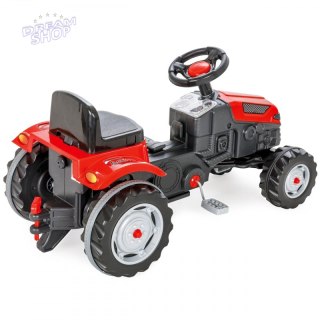 WOOPIE Traktor Ciągnik na Pedały Czerwony
