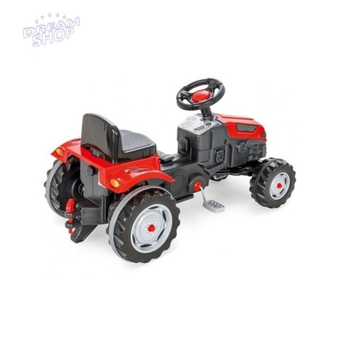 WOOPIE Traktor MAXI na pedały z przyczepą Czerwony WOOPIE Traktor MAXI na pedały z przyczepą Czerwony